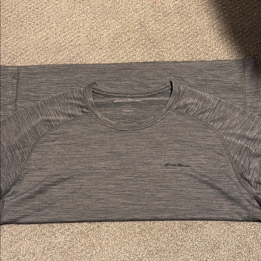 Eddie Bauer Men’s Gray FreeDry Top